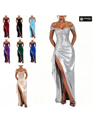 Vestito Donna Maxi Diciottesimo Festa Occasione Speciale Party Dress 110558